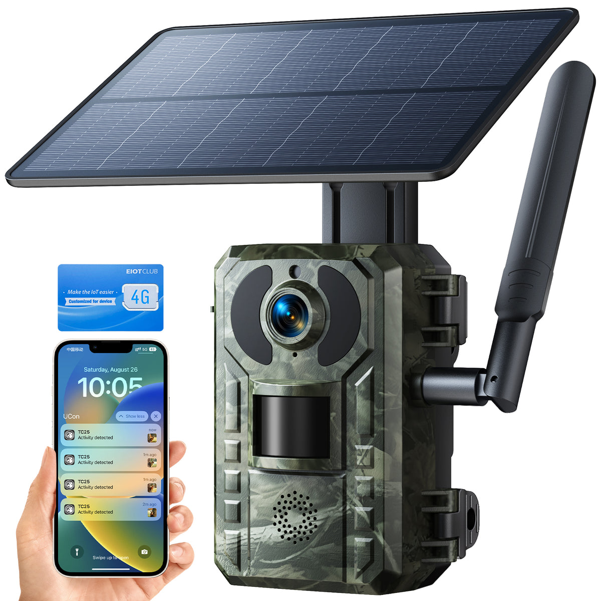 Campark TC25 2K 4G LTE Cellular Solar Trail Camera Campark Focus on