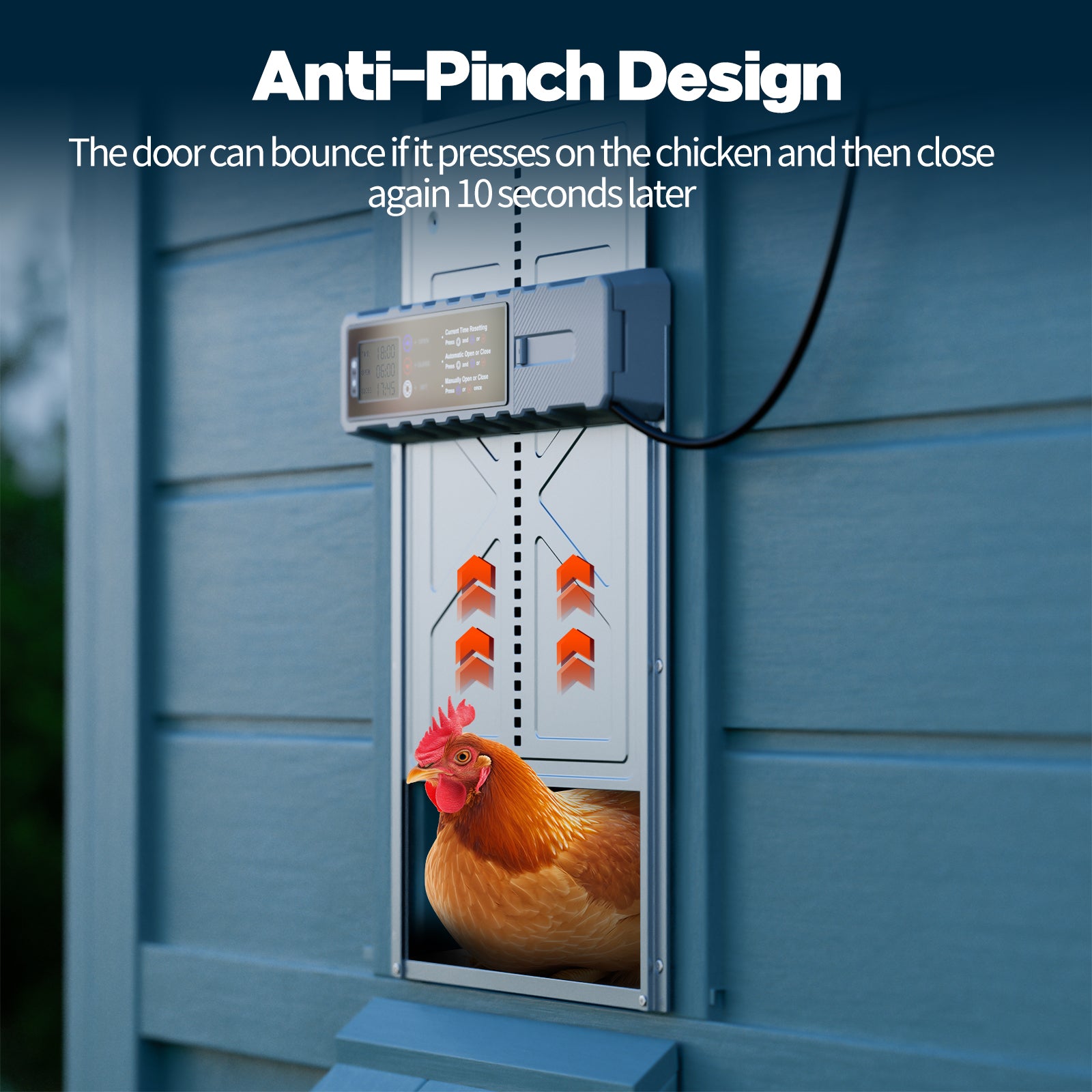 Campark Aluminum Automatic Chicken Coop Door