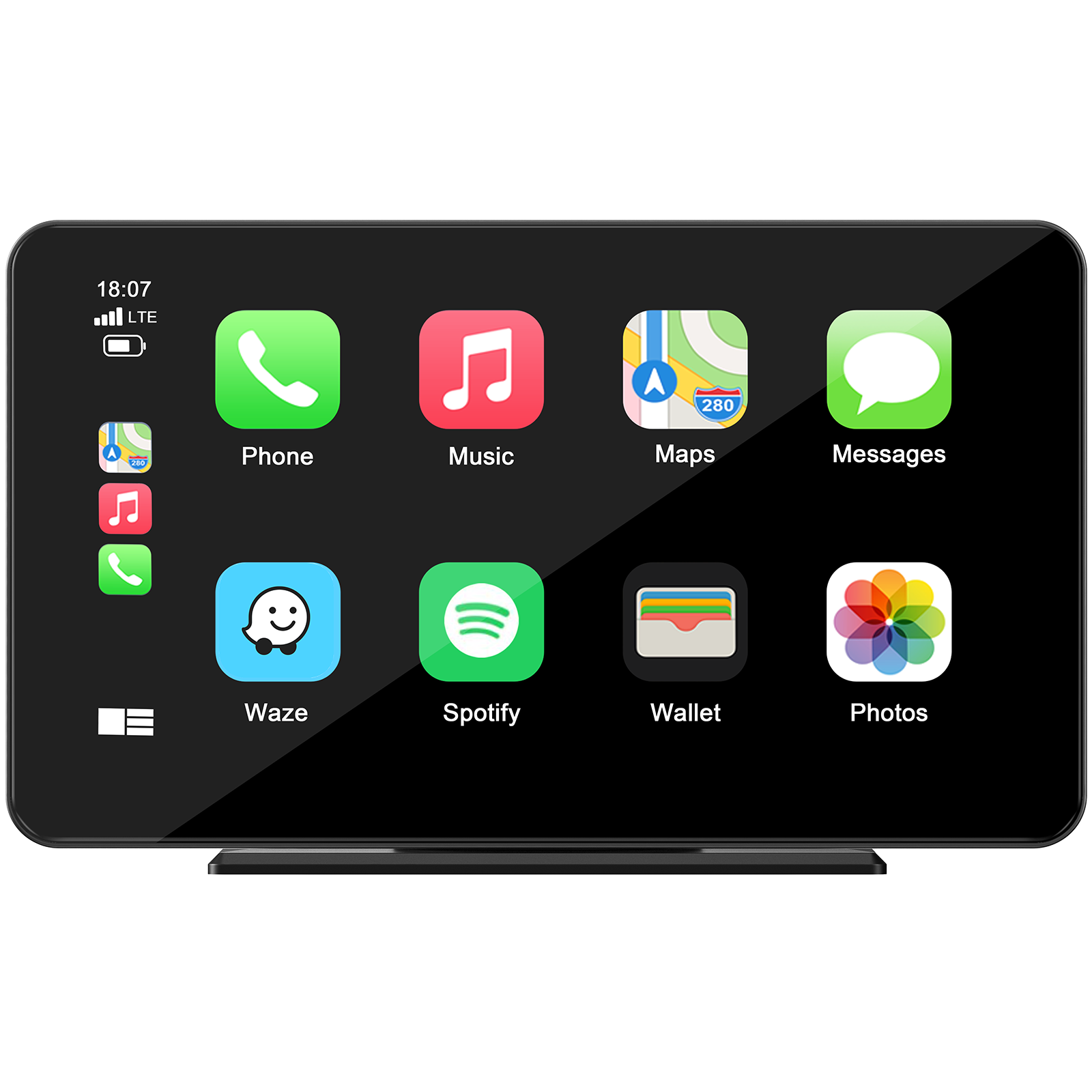 7'' Portable Wireless Car Stereo Apple Carplay with Airplay