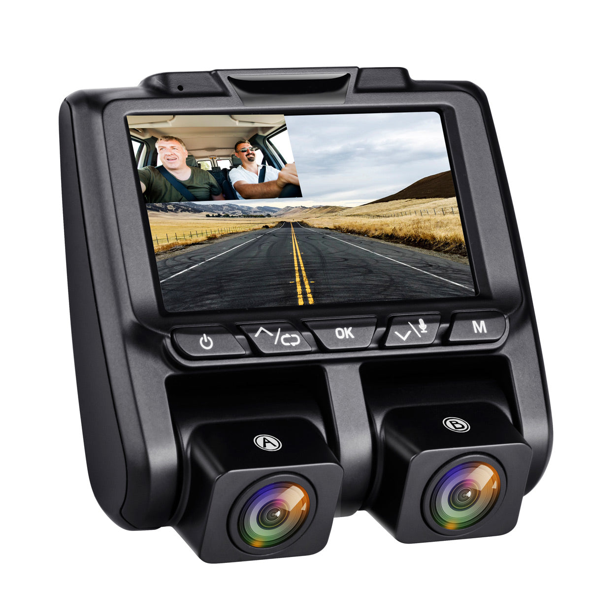 Campark DC35 Dual 1080P Dash Cam w/GPS, Front and Inside Car Camera w/ –  Campark - Focus on Cameras