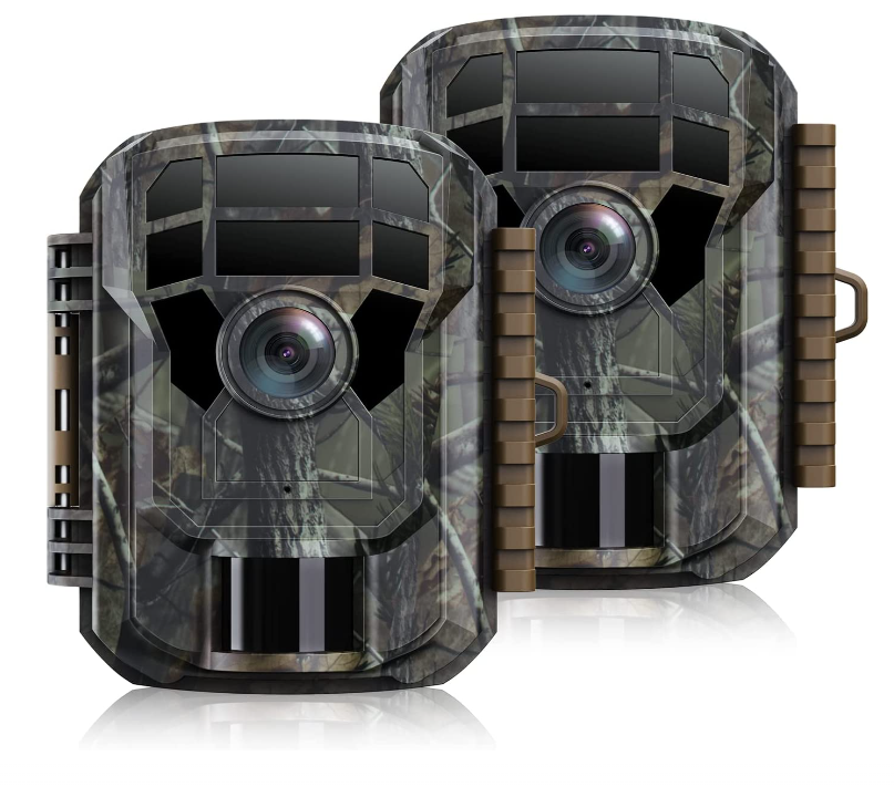 Pack double mini camera chasse TC11 24MP 1080P Surveillance VOOPEAK